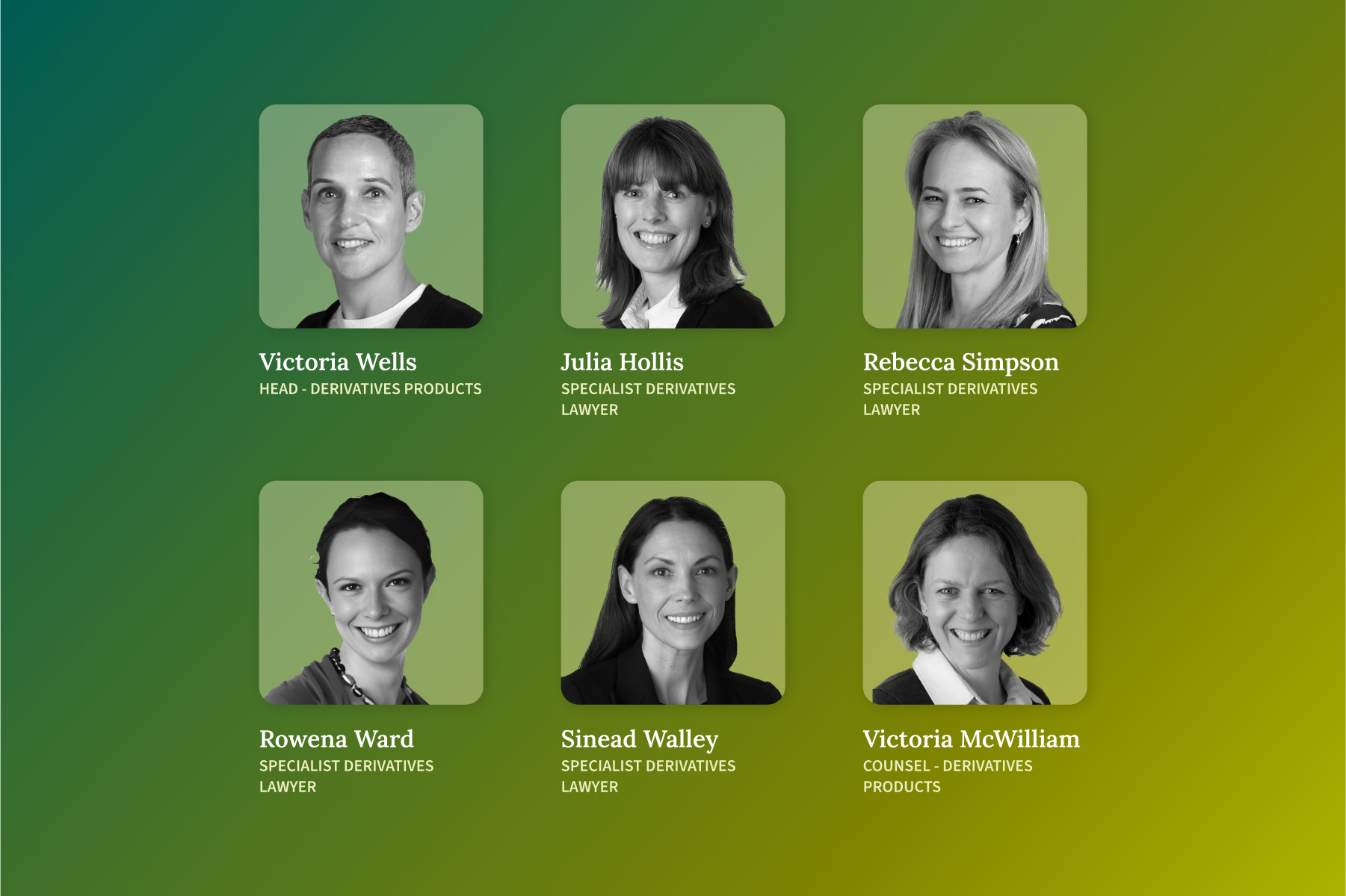 Derivatives product team